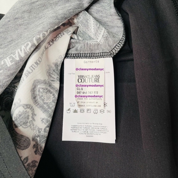 ❌❌ SOLD Versace Jeans Couture Bandana Baroque - Picture 9 of 10